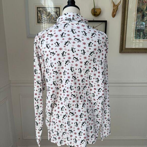 Vintage Cornerstone Snowflake Penguin Turtleneck XL - Picture 4 of 6